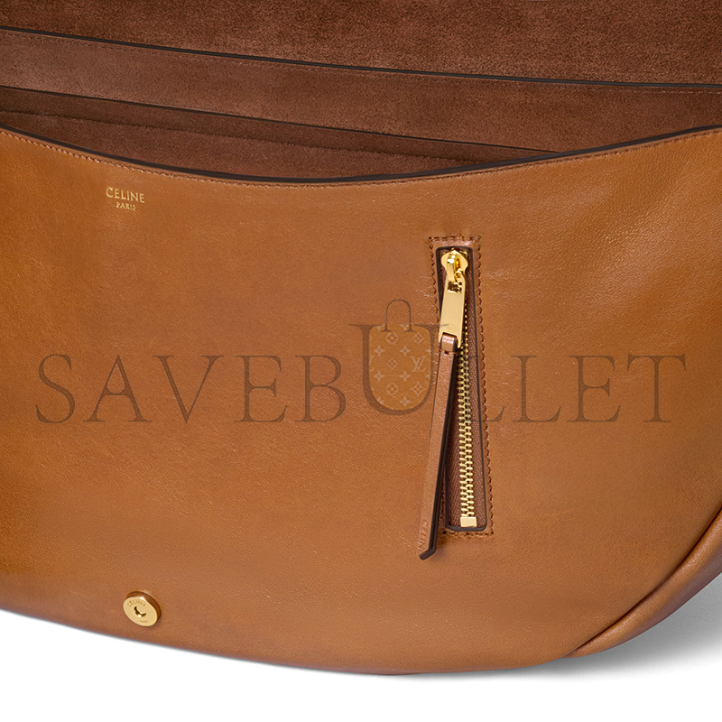 ce1i*e halfmoon soft triomphe bag in S*pple shiny lambskin 124142t88.gfy5 (46*19*10cm)